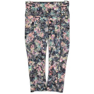 lululemon Fast & Free Crop II *Nulux 19" Size 4 in Dappled Daze Multi